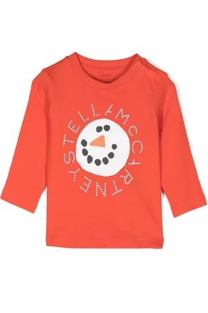 Stella McCartney Snowman-print long-sleeve T-shirt