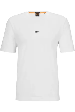 HUGO BOSS Logo-print crew-neck cotton T-shirt