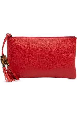Gucci 2016-2024 Calfskin Bamboo clutch bag