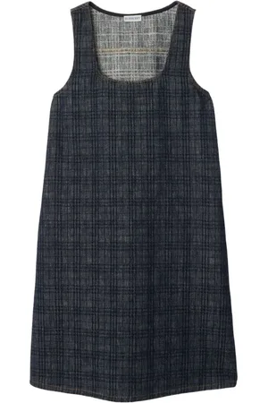 Burberry Checked denim dress