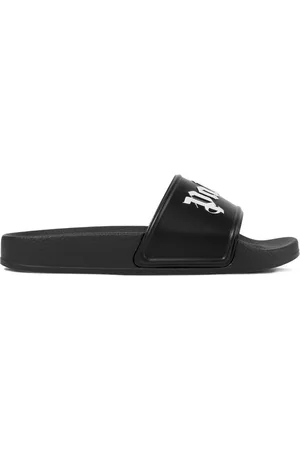 Palm Angels Logo-embossed slides