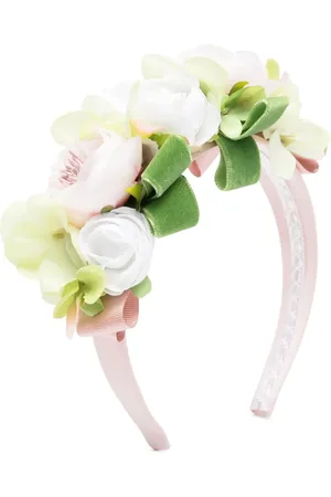 COLORICHIARI Floral-appliqué headband