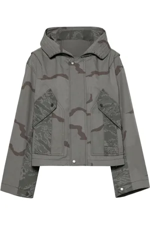 Marine Serre Regenerated camouflage-print jacket
