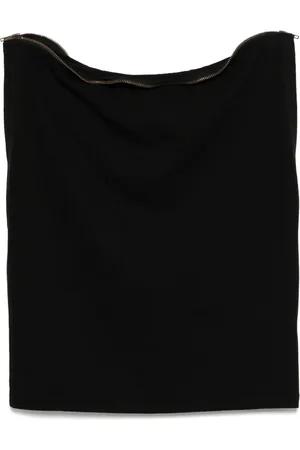 P.L.N. Zip-embellished tank top