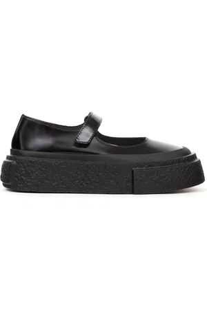 Maison Margiela Numbers-motif leather ballerina shoes