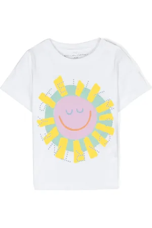 Stella McCartney Medallion Sunshine cotton T-shirt