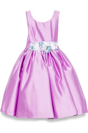 COLORICHIARI Floral-appliqué dress