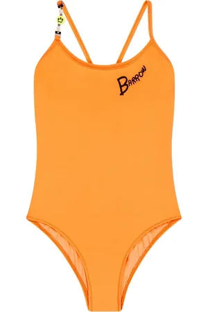 BARROW Logo-embroidered swimsuit