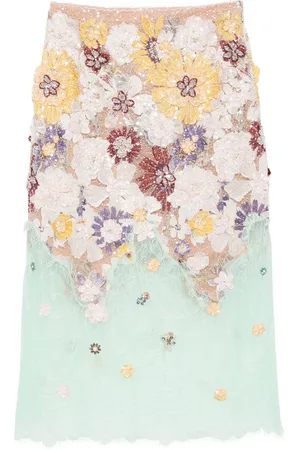 Costarellos Embroidered lace top