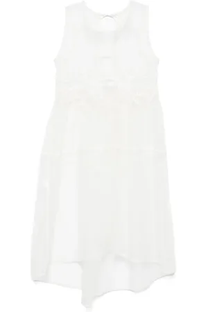 Maurizio Mykonos Semi-sheer midi dress