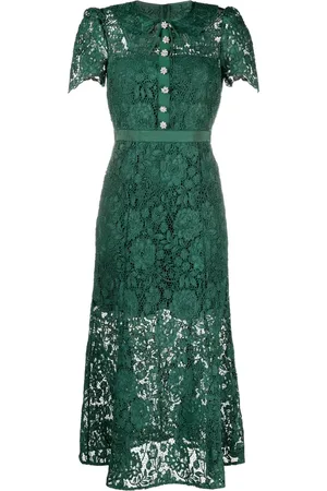 Self-Portrait Lace midi dress