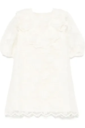 Tartine Et Chocolat Floral-embroidered dress