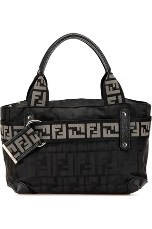 Fendi 2000-2010 Zucca Nylon Zip Code handbag