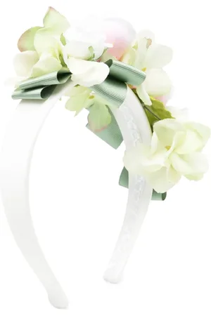 COLORICHIARI Floral-appliqué hair band