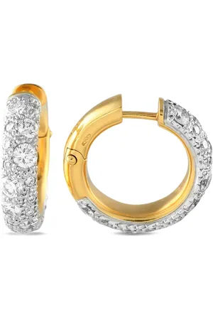 Pomellato 18K yellow Catene diamond earrings