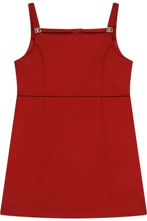 Dolce & Gabbana Logo-plaque A-line sleeveless dress