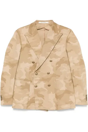 TAGLIATORE Camouflage-print blazer