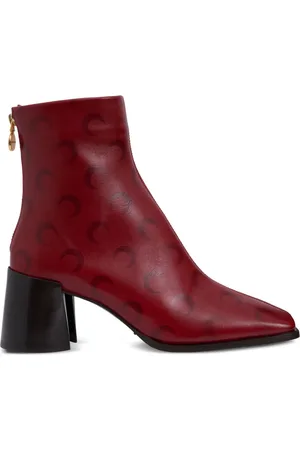 Marine Serre 65mm Crescent Moon-print boots