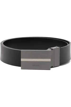 HUGO BOSS Engraved-logo reversible belt