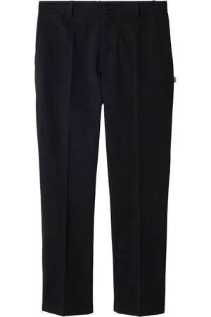 Burberry EKD-embroidered trousers