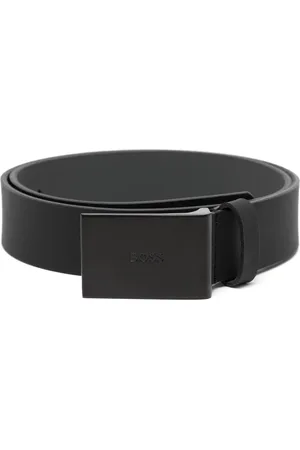 HUGO BOSS Logo-engraved leather belt