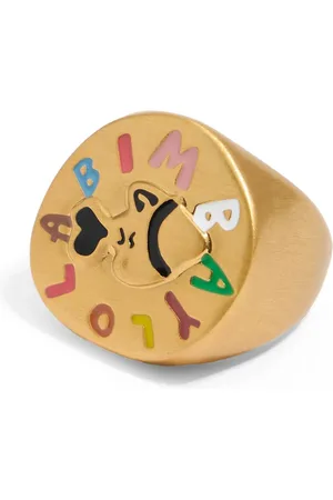 Bimba y Lola Fish coin logo ring