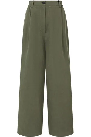 Studio Tomboy Dart-detail wide-leg trousers