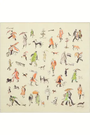 Burberry Paws on Parade silk scarf