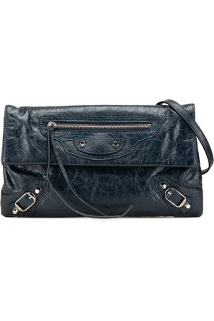 Balenciaga 2016 Lambskin Motocross Classic Envelope crossbody bag