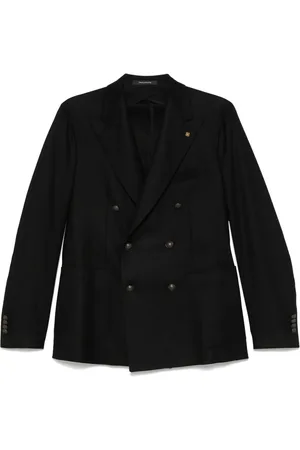 TAGLIATORE Brooch-detail blazer