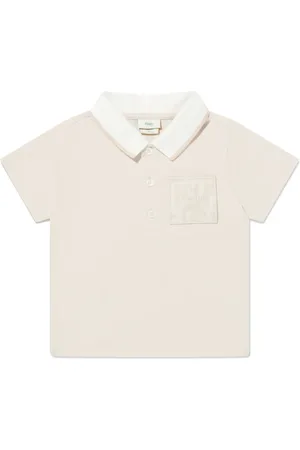 Fendi Embroidered logo polo shirt