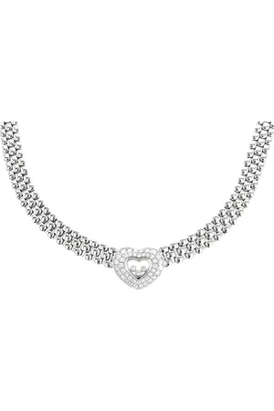 Chopard White gold Happy Diamonds diamond necklace