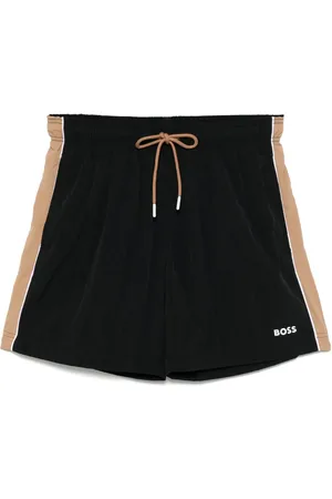 HUGO BOSS Logo-print swim shorts