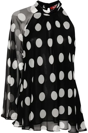 Max Mara Carella polka-dot blouse