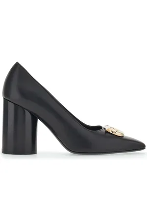 Salvatore Ferragamo Gancini 85mm leather pumps