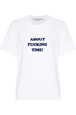 Stella McCartney Flocked-motif T-shirt