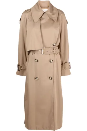 Sportmax Waterproof cotton trench coat