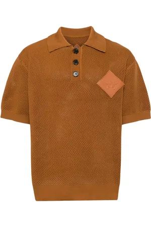 MCM Logo-appliqu?? knitted polo shirt
