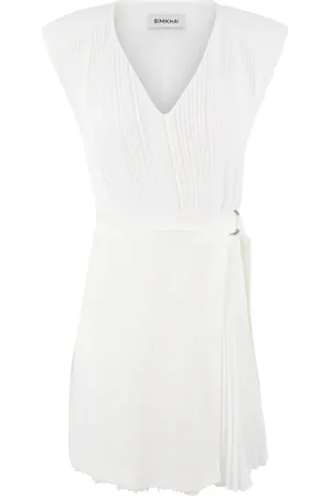 Simkhai Margo pleated mini dress