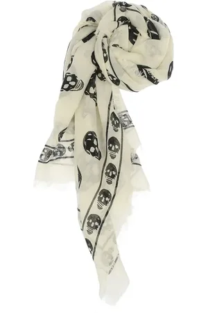 Alexander McQueen Skull-print scarf