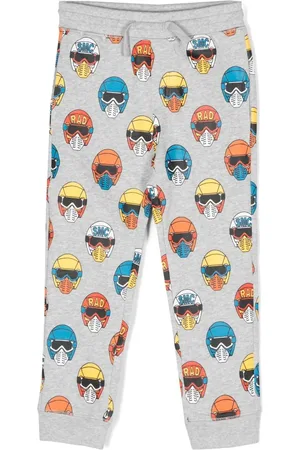 Stella McCartney Helmet-print drawstring track-pants