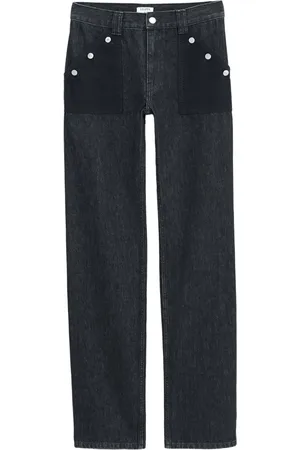 Filippa K Contrasting-pocket straight-leg jeans