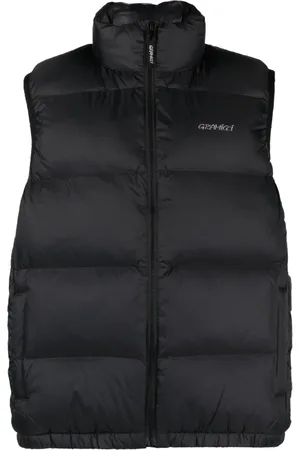 Gramicci Logo-embroidered feather-down gilet