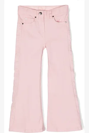 Stella McCartney Logo-appliqué dyed flared jeans
