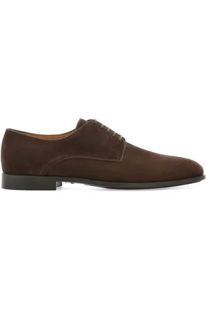Salvatore Ferragamo Lace-up suede Derby shoes