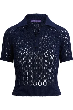 Ralph Lauren Semi-sheer silk polo shirt