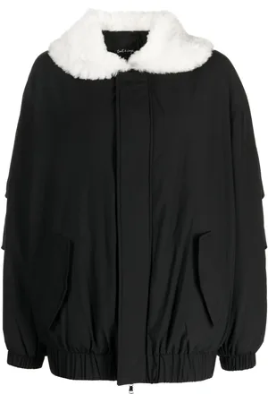 tout a coup Faux shearling-trim jacket