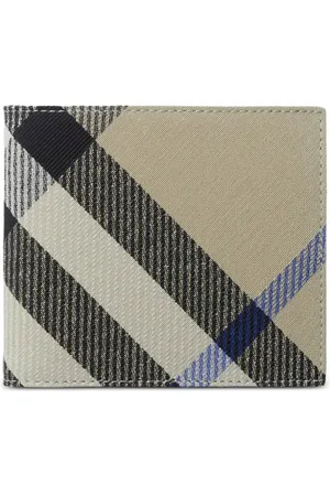 Burberry Checked bi-fold wallet