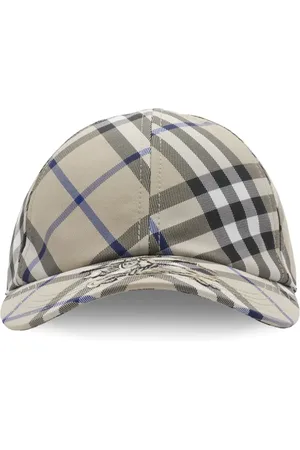 Burberry Check pattern twill baseball cap