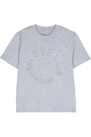 Stella McCartney Logo-embossed jersey T-shirt